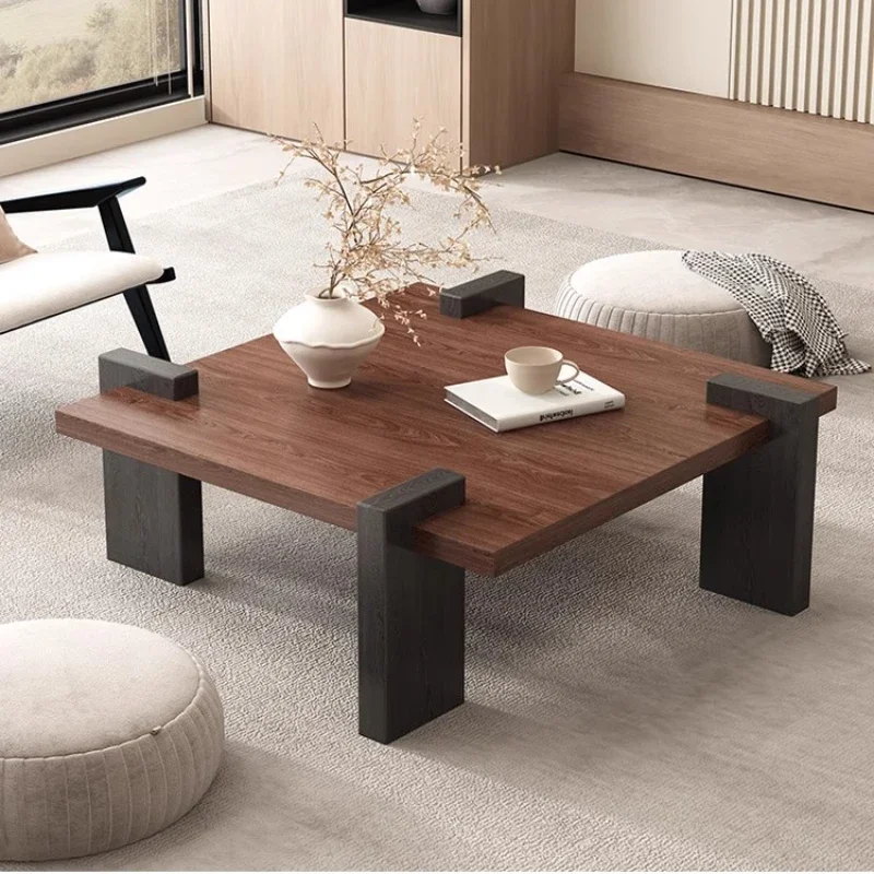 طاولة قهوة خشبية فاخرة ريفية فريدة من نوعها ذكية وفريدة من نوعها طاولة قهوة فاخرة لتوفير المساحة أثاث غرفة المعيشة