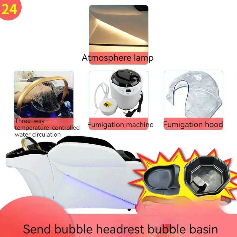 

Professional Massage Chair Hair Salon Shampoo Beauty Salon Shampoo Portable Japanese Wash Basin 2026.