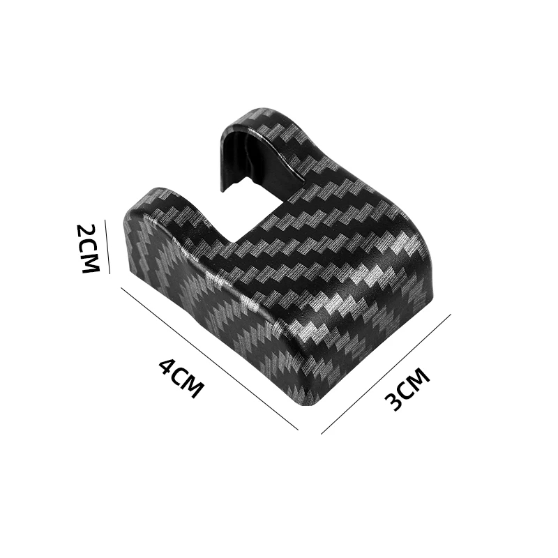 Carbon fiber pattern Car Door Lock Stopper Limiting Arm Buckles Car Cover Trim For VW Volkswagen Golf Polo Passat Tiguan Jetta