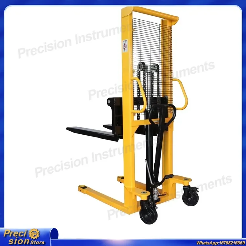 

For Hydraulic Pallet Truck 2 Ton Manual Forklift with Rubber Wheels Sensor Control Fully Automatic Stacker for Warehouse