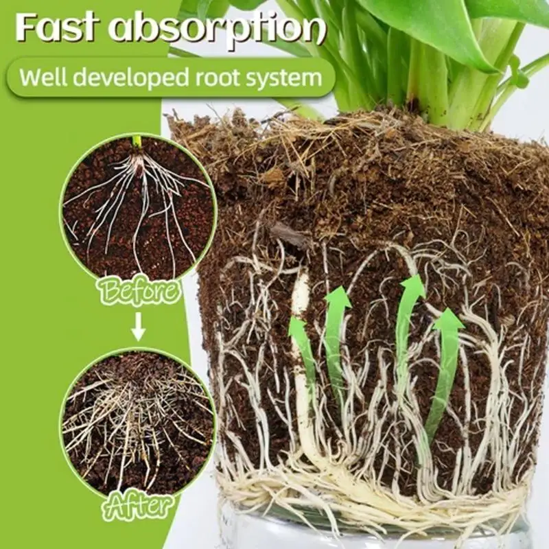 

G6KF 18/36Pcs Plant Fertilizers Bar Indoor Plant Spikes Fertilizers Sticks Outdoor Plant Nutrition Bar Growth