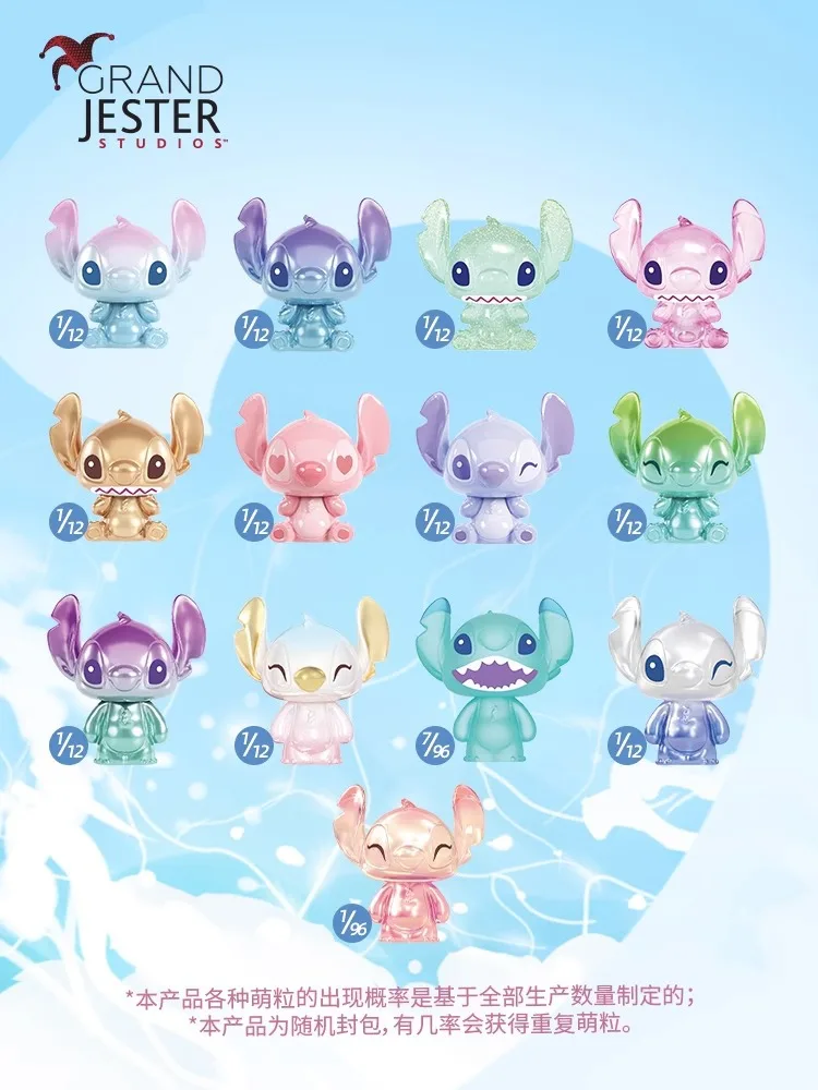 Stitch Enesco Anime Figures Disney Original Mystery Blind Box Cute Small Figurines Stitch Dolls Surprise Blind Box Xmas Gifts