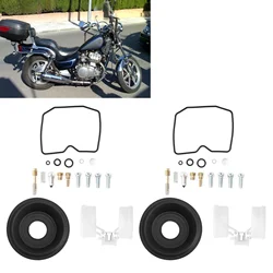 34pcs/Set Motorcycle Carburetor Repair Kits Replacement For KAWASAKI Vulcan 500 EN500 1991‑1995