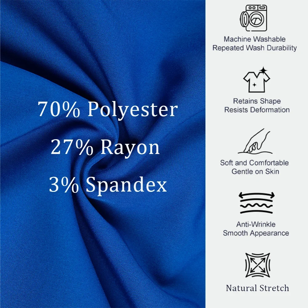 Peeling medyczny Szlafrok pielęgniarski Wysokiej jakości elastyczny peeling Opieka zdrowotna Apteka Jednolity kolor Uniform Hurtownia odzieży roboczej unisex