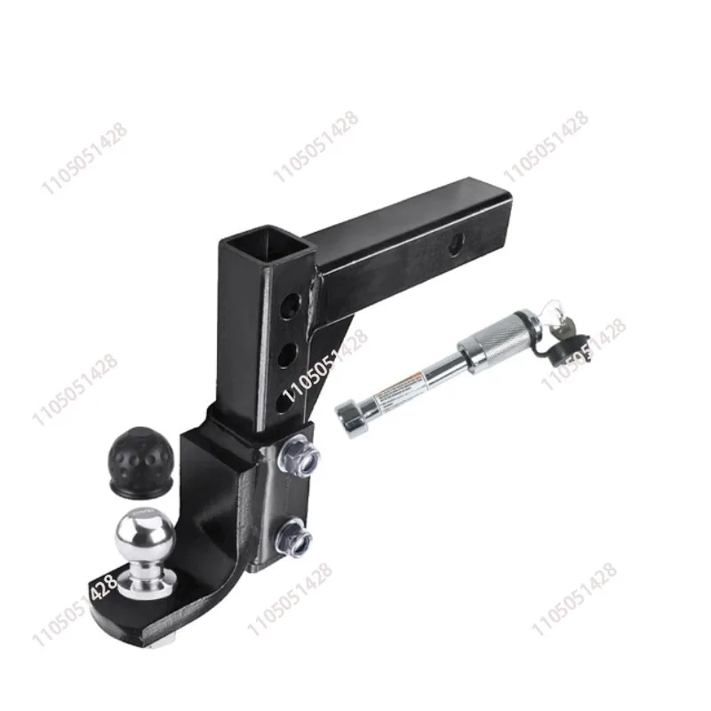 with stainless steel pin Adjustable trailer hitch ball seat 2 traction receiver ball 7500 lb heavy duty truck hitch