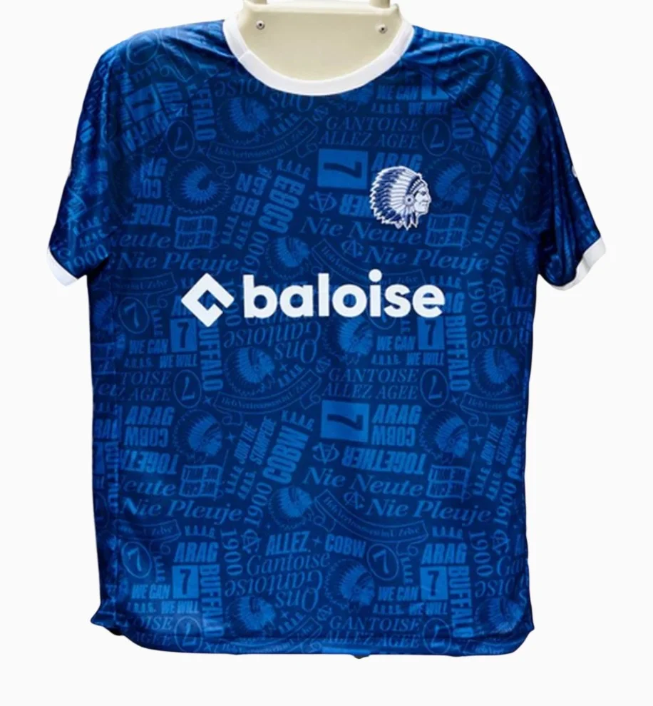 2026/2027 KAA Gent Club Dutch Football Belgium jersey T-shirt Summer Sports Oversize Breathable Quick Drying Streetwea Tops