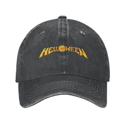 Helloween Logo Baseball Caps Retro Distressed Denim Heavy Metal Sun Cap for Men Women Outdoor All Seasons Travel Caps Hat