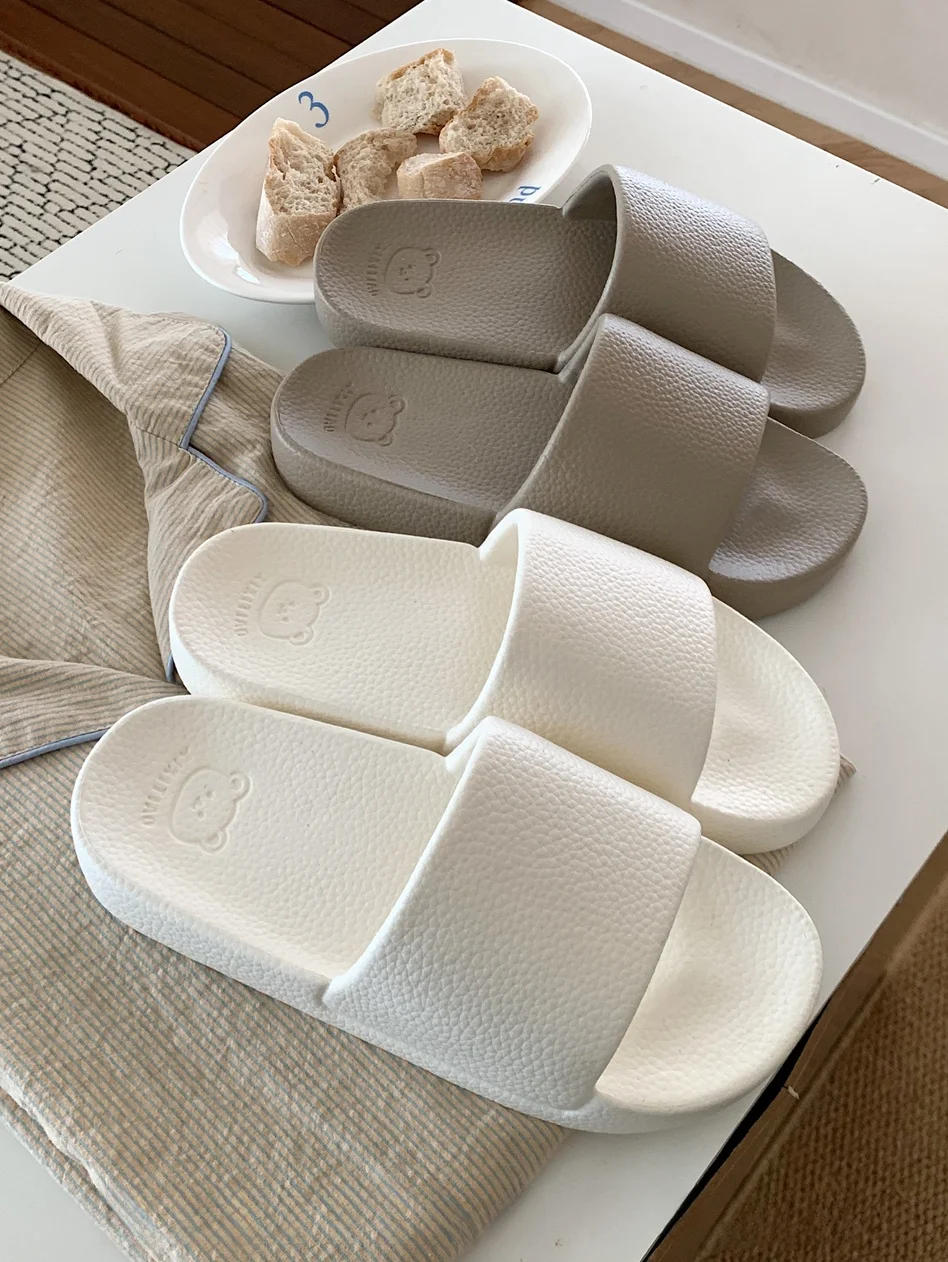 

Simple Summer Home Slippers Couples Casual Flat Sandals Women's EVA Comfortable Indoor Slippers Men's And Women's Slip-On oes