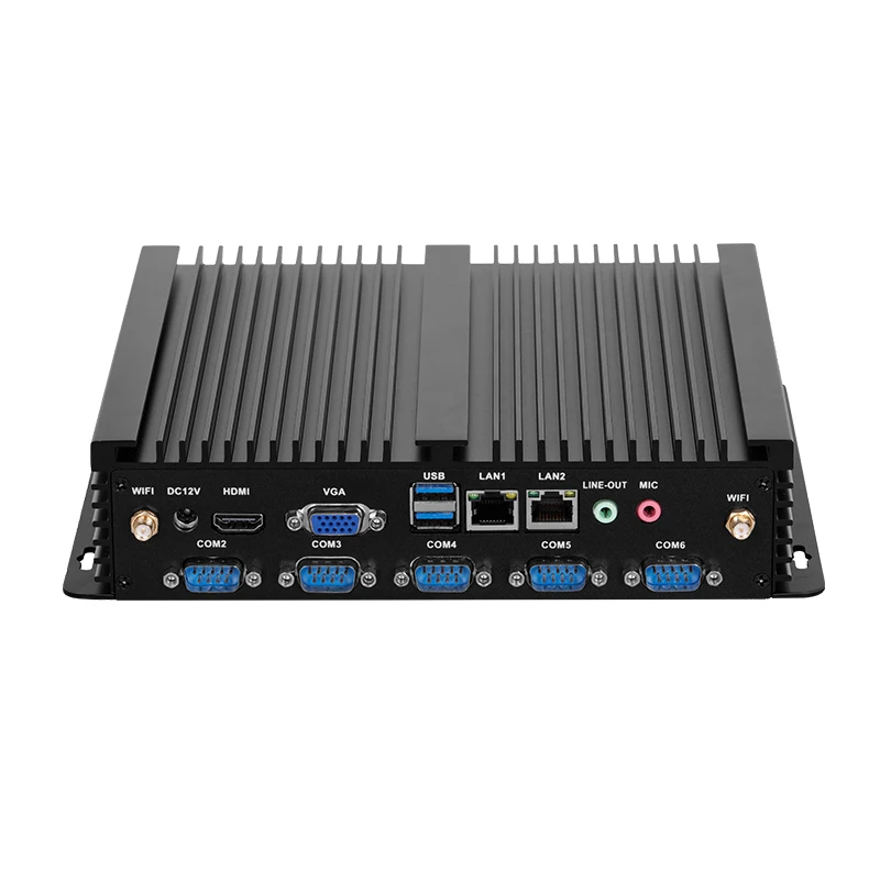 Tudo em um computador industrial fanless do pc i7 com rs232 rs485