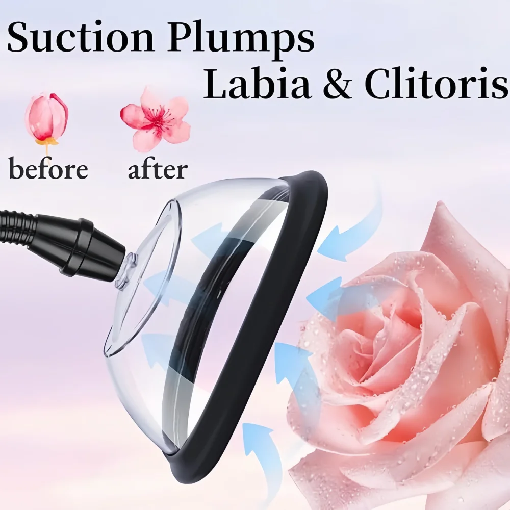 Manual Pussy Pump Vagina Clitoris Sucker Enlarge Vacuum Pump Manual Women Breast Massage Nipple Stimulator Adult Sex Toy view 4