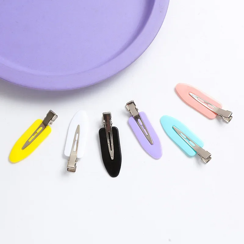 No Bend Seamless Hair Clips Side Bangs Barrette Makeup Washing Face Accessories Women Girls Styling Hairpins