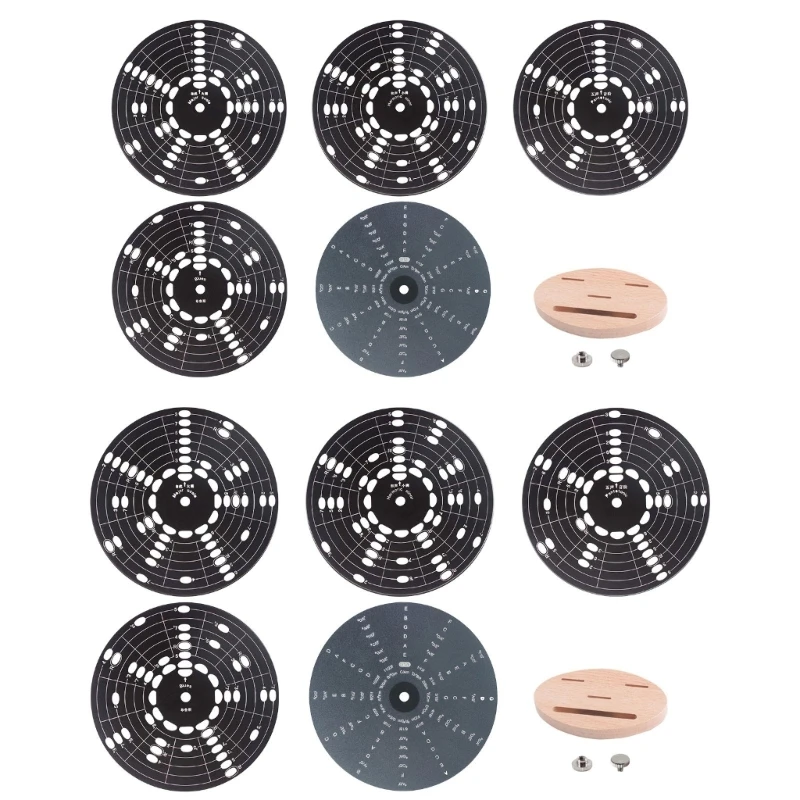 Guitar Scale Wheel Circle of Fifths Wheel Aluminum Alloy Texture Music Tool