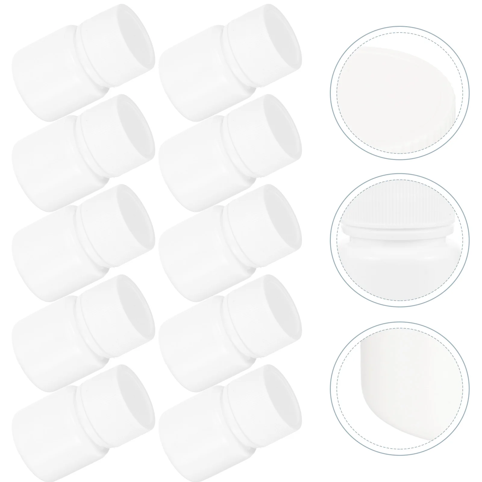 

30 шт. пластиковые бутылки для лекарств, маленькие контейнеры для таблеток, герметичные портативные держатели для хранения для путешествий, витаминов, органайзеры для планшетов