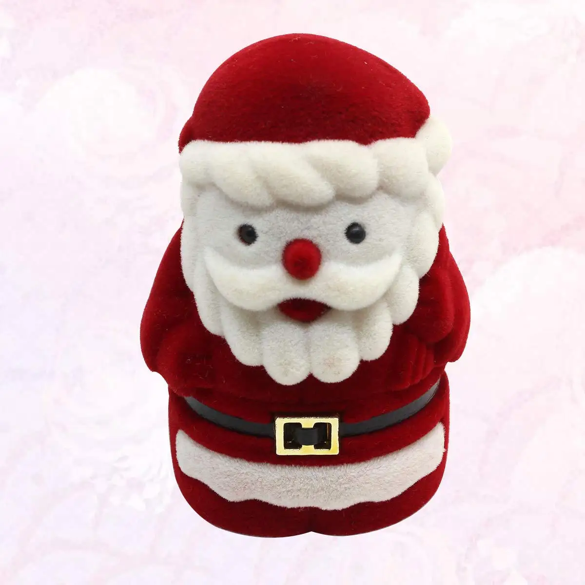 

Santa Claus Jewelry Box Durable Christmas Storage Case for Rings Earrings Necklaces Brooches Small Jewelry Box