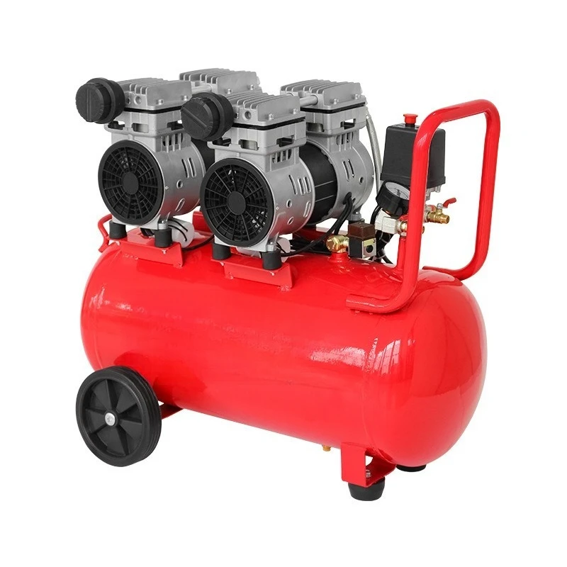 

Portable woodworking air pump Cross-border oil-free compressor Silent high pressure air pump compressor