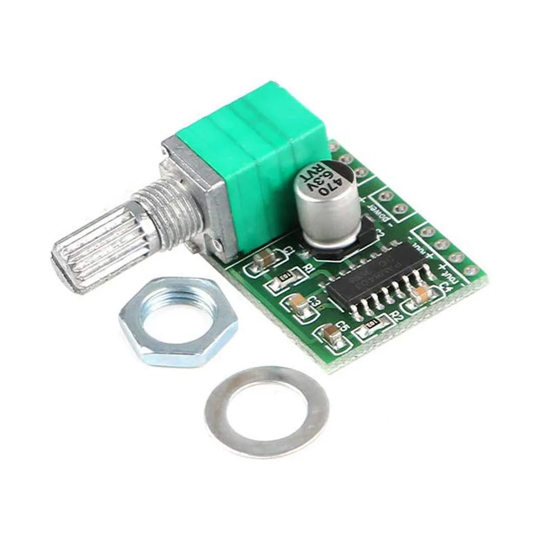 Mini 3W + 3W DC 5V Amplificatore audio Pratico modulo amplificatore di potenza digitale Scheda amplificatori stereo PAM8403 a doppio canale con potenziometro