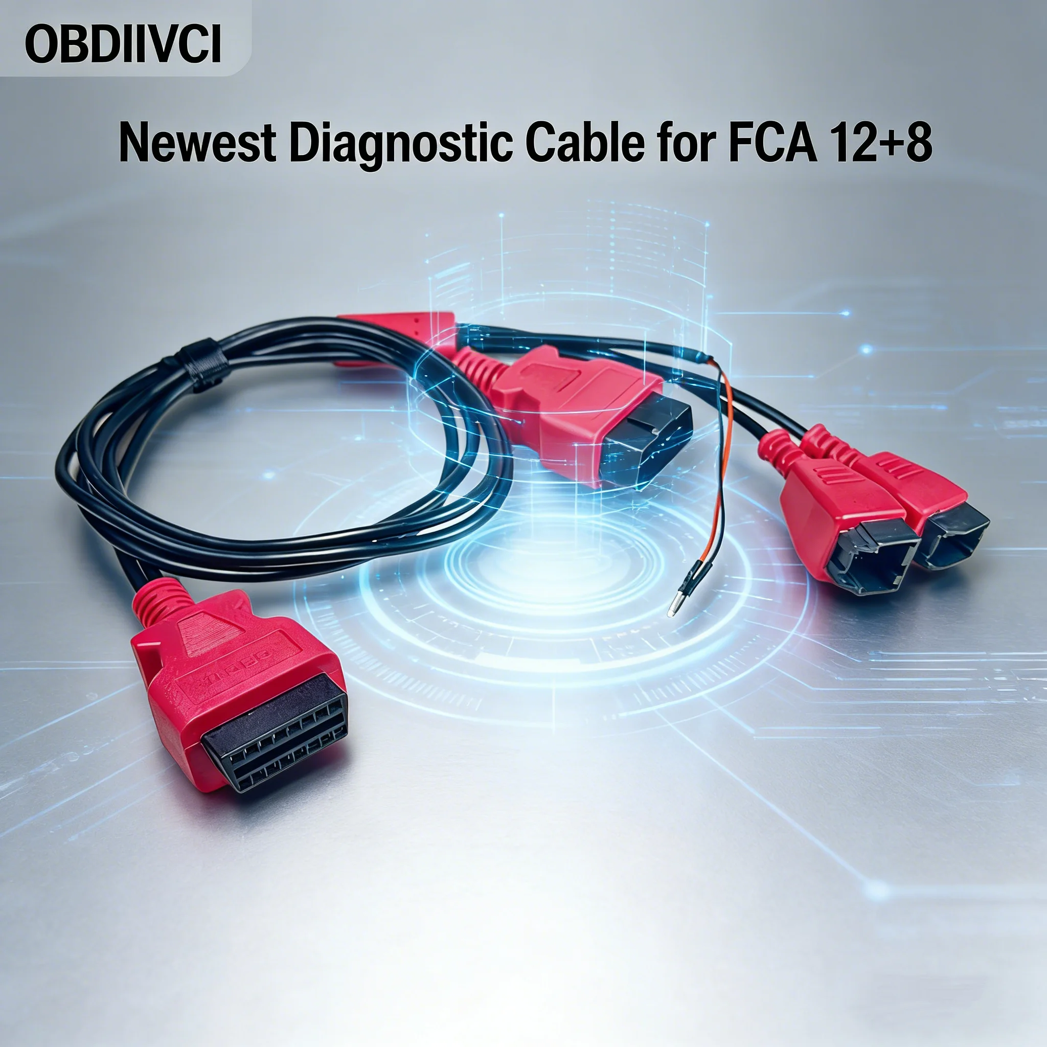 

Новинка: Кабель-коннектор FCA 12+8 для Chrysler, обновленная версия, диагностические кабели OBD2.