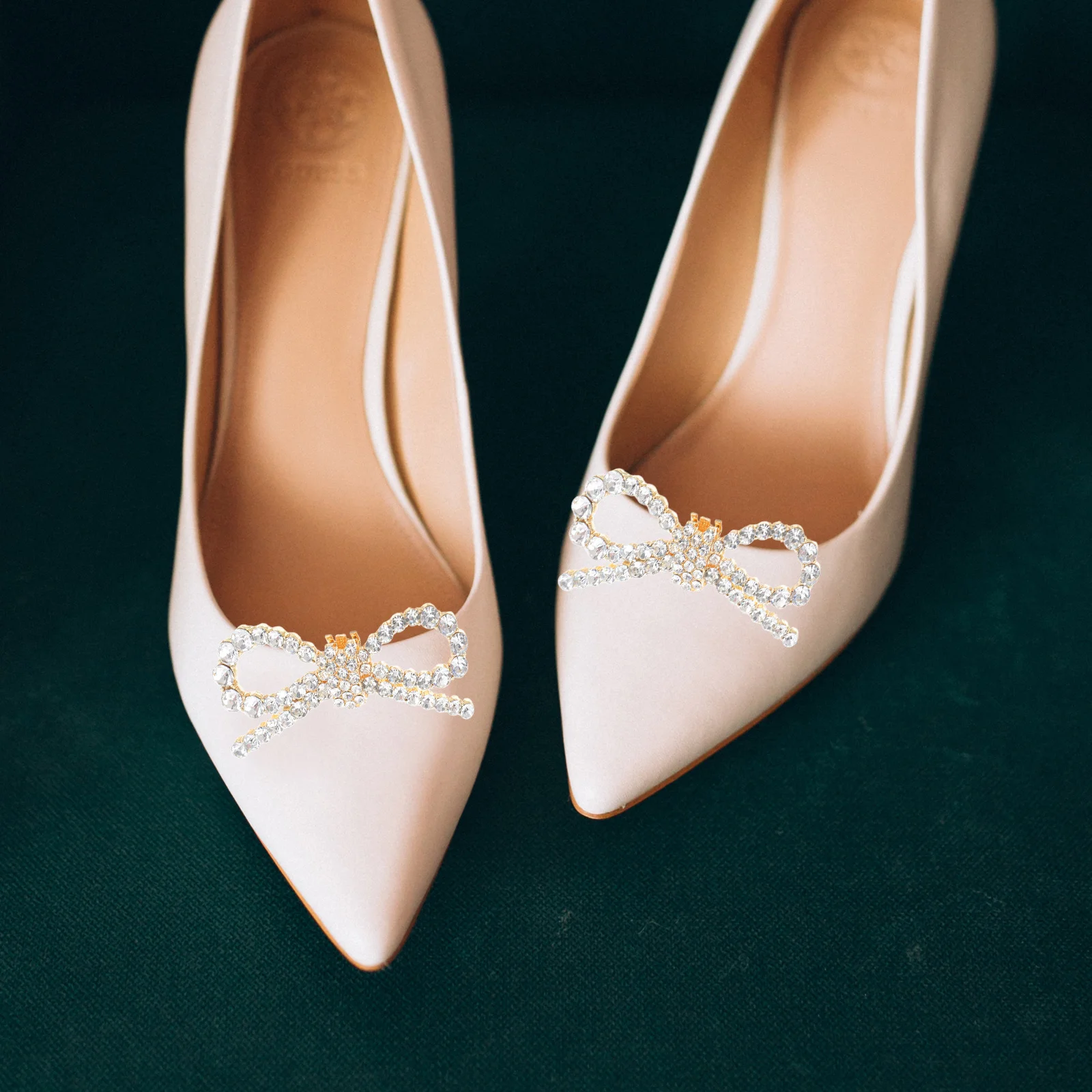 

Wedding Shoe Buckle Bow Shaped Accessories Decorate Bride Clip Alloy Clips for Shoes Bowknot Decoration Miss