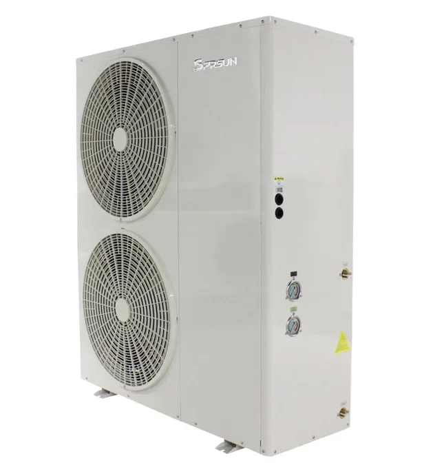 Sprsun 16.6KW  Air Source Heatpump Air to Water EVI 16.6KW 1ph 3 phase Air to Water DC Inverter Heat Pump