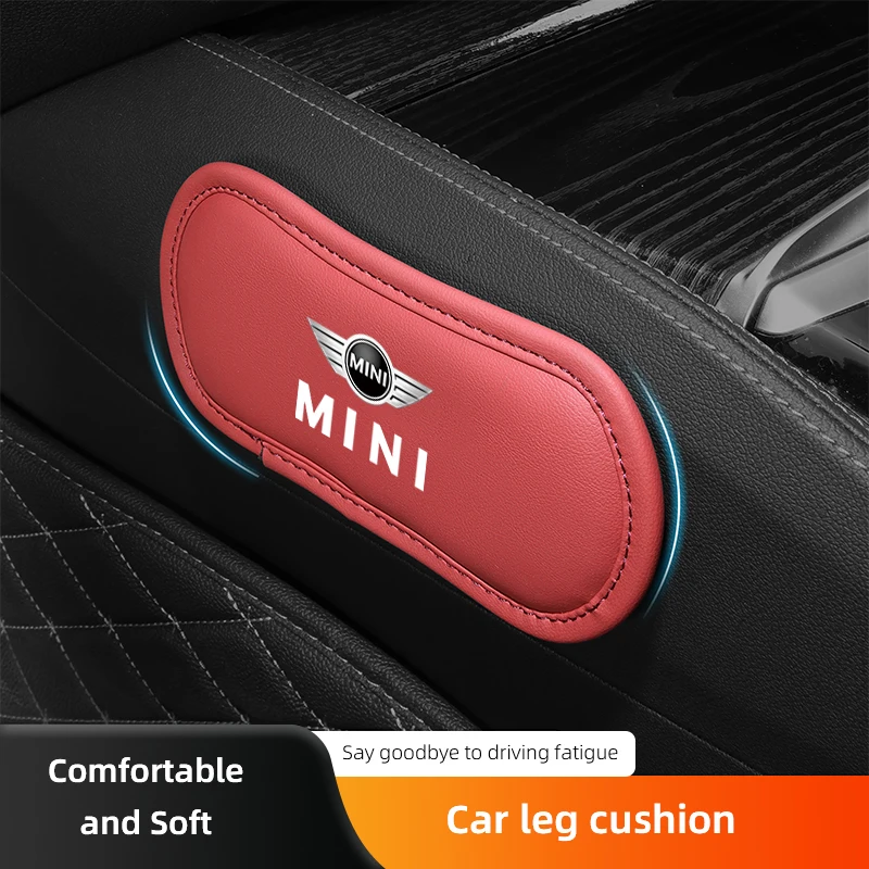 

Car Leg Knee Rest Cushion Leather Pads Interior Accessories For BMW MINI JCW Cabrio Cooper Countryman Aceman Clubman Coupe Pacem