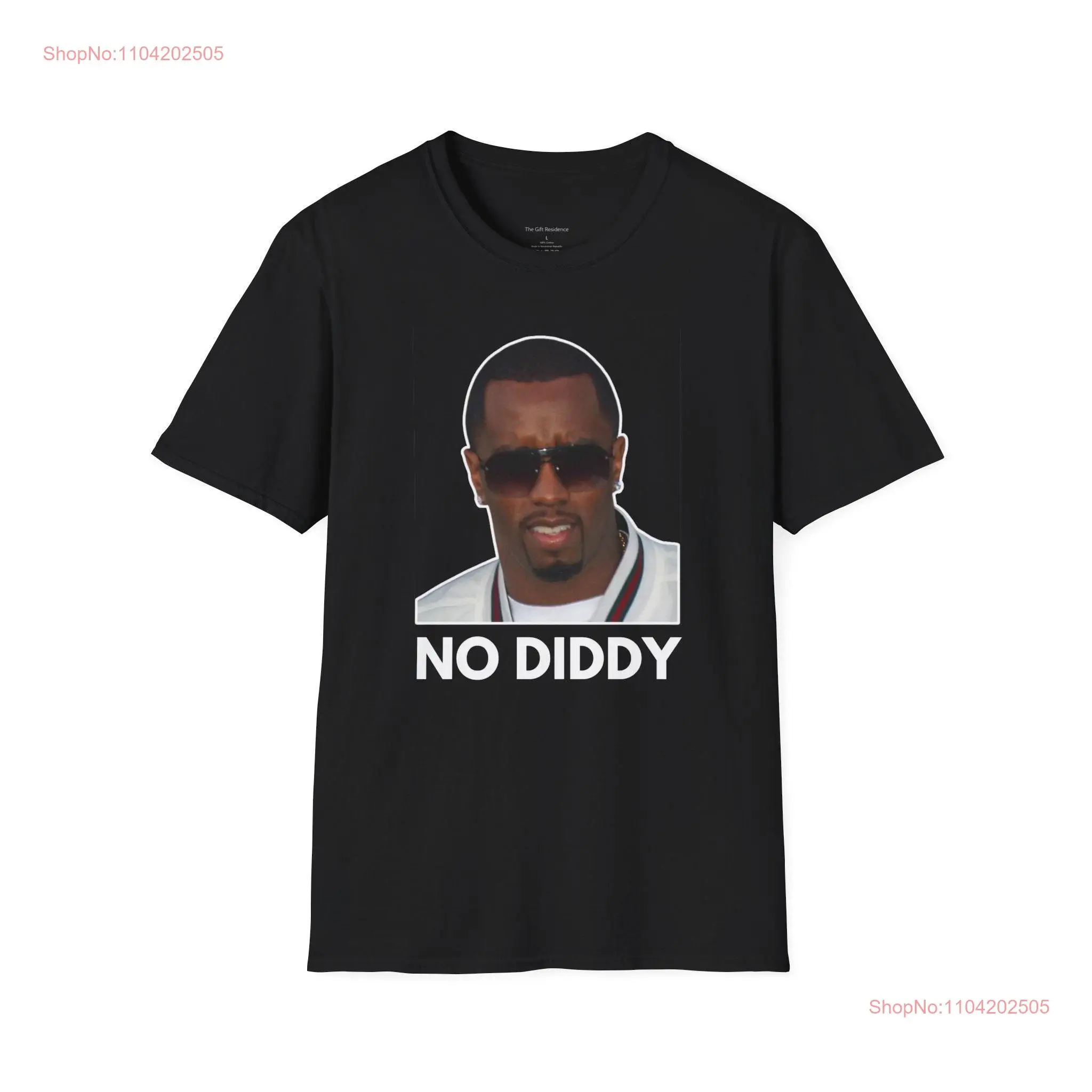 No Diddy T Shirt P Funny Men's Pause Meme  long or short sleeves