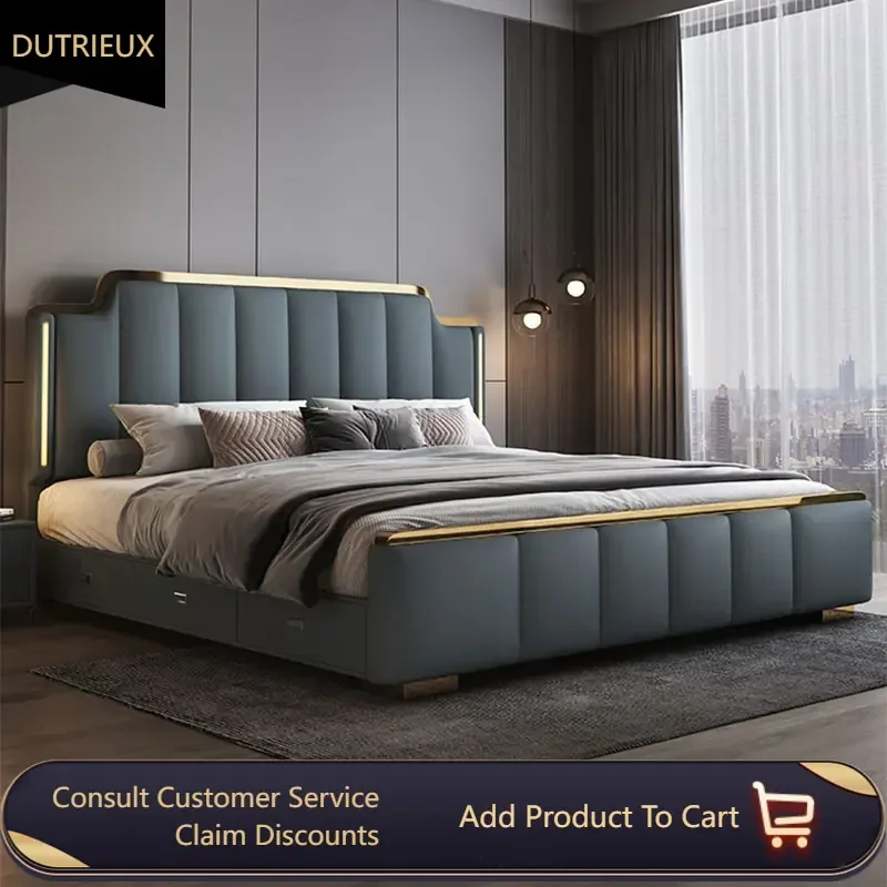 

Luxury House Double Bed Nordic Pretty Unique Living Room Frame Double Bed Princess Modern Letto Matrimoniale Bedroom Furniture