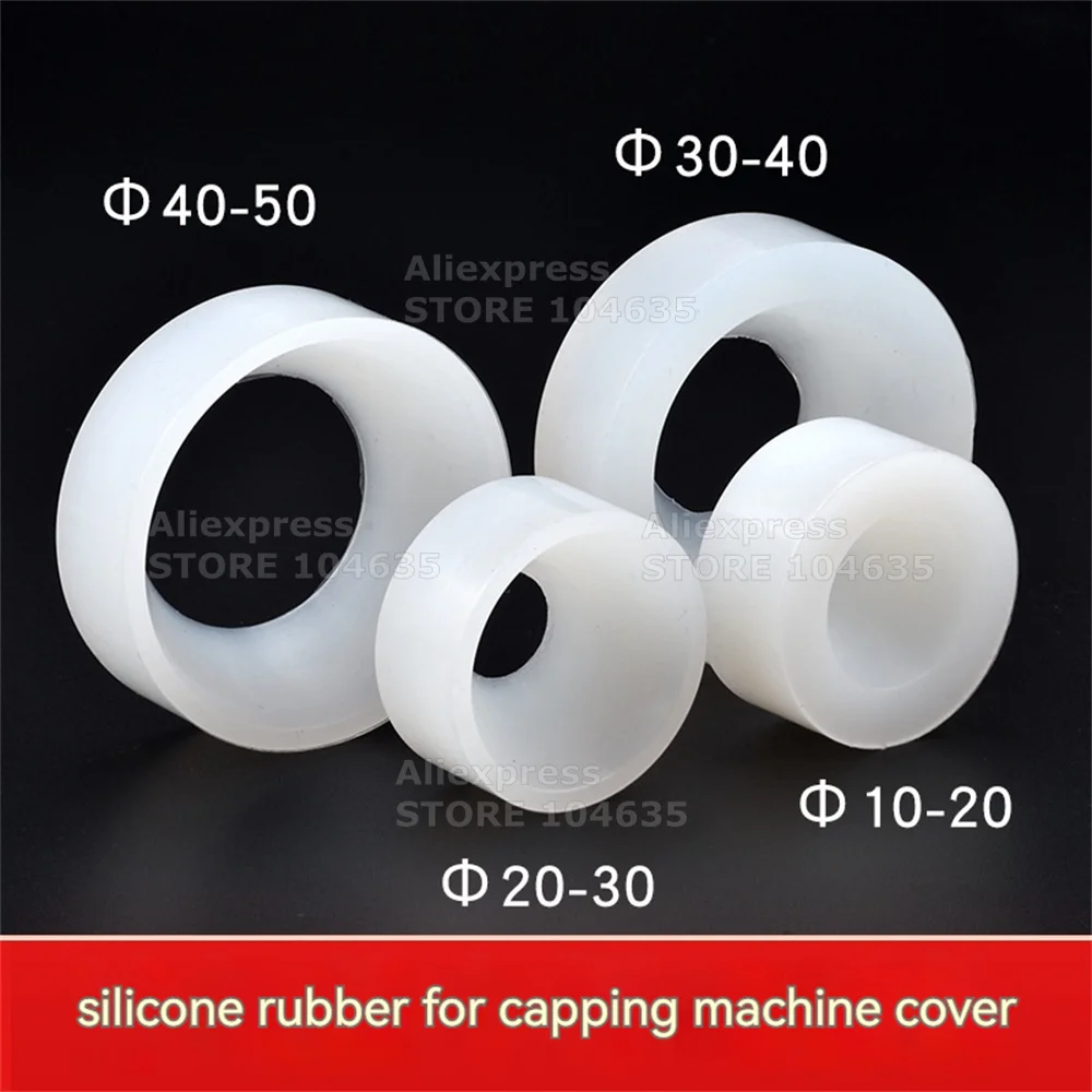 Cap Schroefklauwflesdop Adoptor Van Capping Machine Siliconen Capping Chuck 10-50Mm Anti-Slijtage