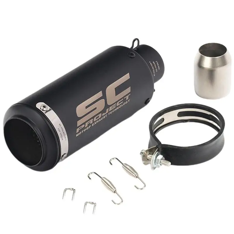 Tubo de escape de motocicleta de acero inoxidable, reemplazo de tubo de escape SC para Dirt Bike, 51mm/60mm