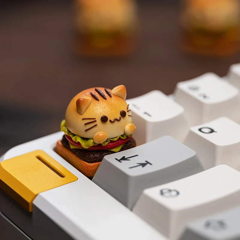 Mechanical keyboard keycap Customized enthusiasts' favorite cute handmade cat castle personalized keycap