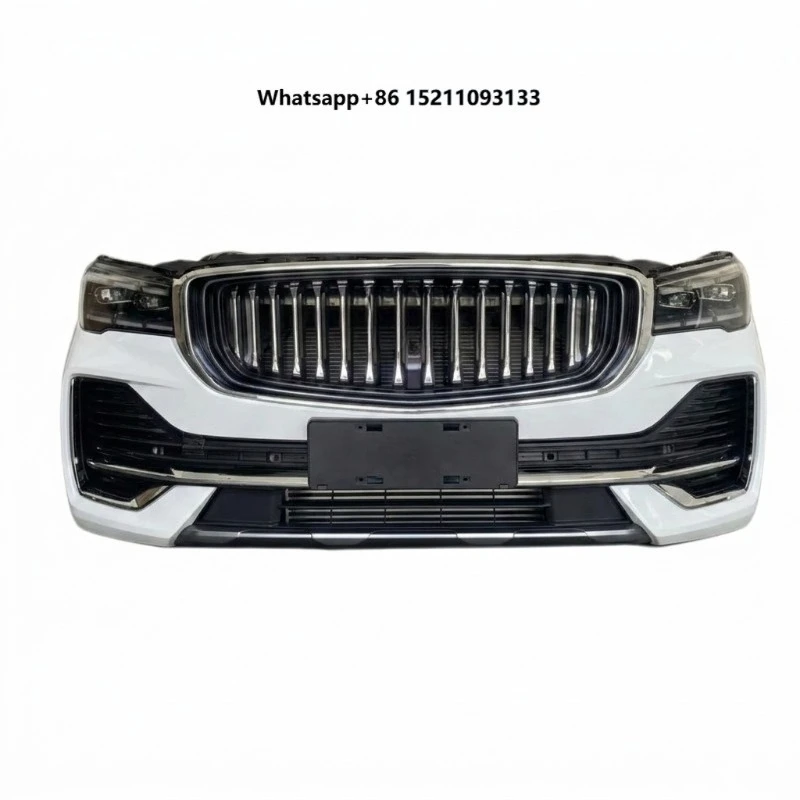 Complete Used Front Bumper Set Radiator Headlight Bolt-On Installation Universal Fitment