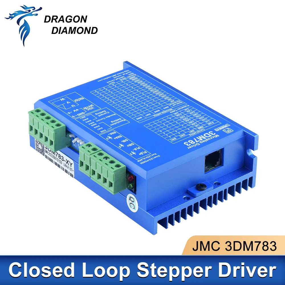 

1 шт. Цифровой гибридный драйвер шагового двигателя JMC 3DM783, 3 фазы, 1.89-8.26А, для двигателей 57 мм и 86 мм, DC36V-70V