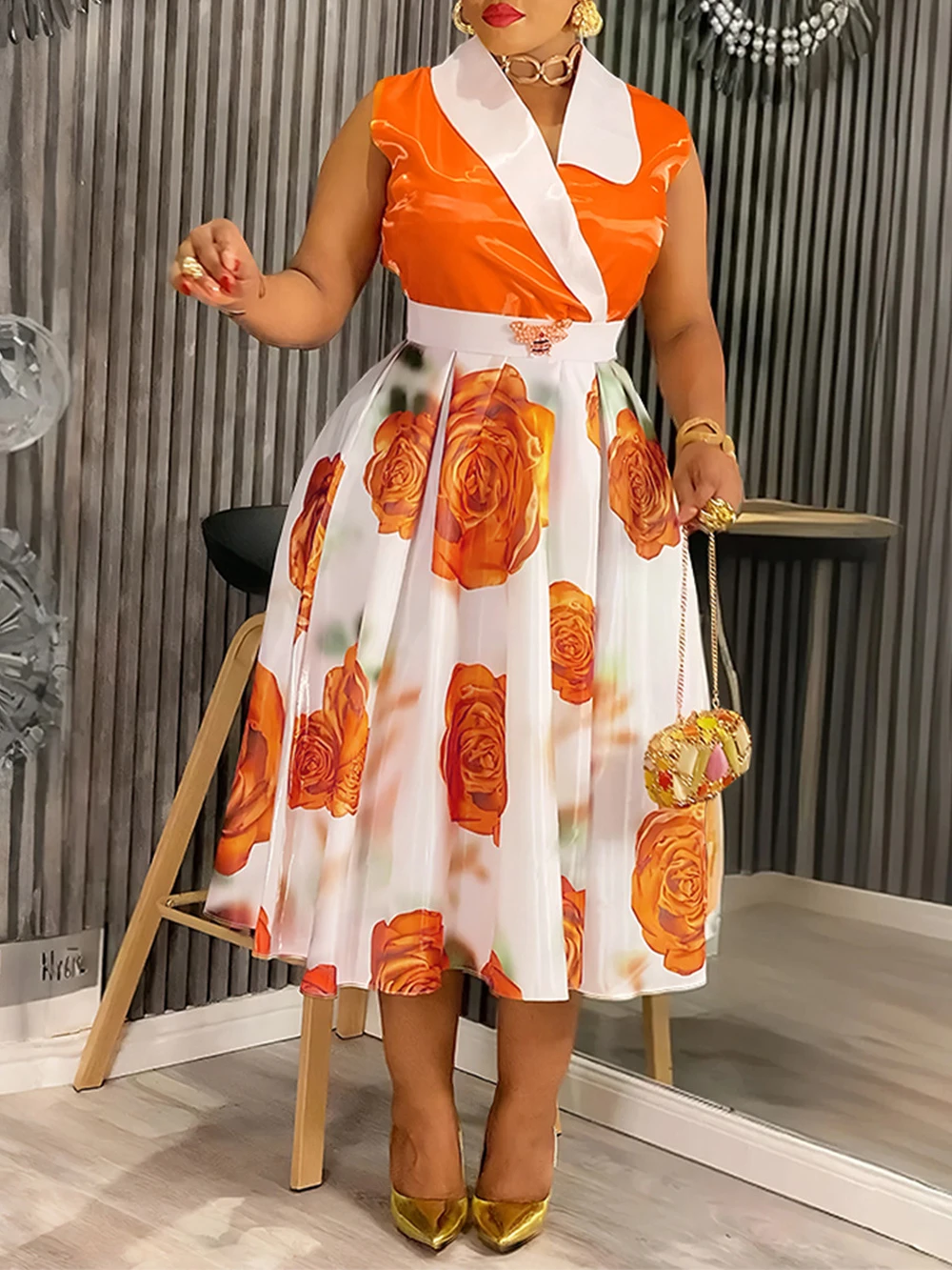 ชุดเดรสยาวลายดาชิกิแบบแอฟริกัน ชุดทำงานสุภาพสตรีสุดหรู ชุดเดรสออกงาน ชุดเดรสงานพรอม ชุดเดรสวันเกิด ชุดผู้หญิงสไตล์ตุรกี อังการา