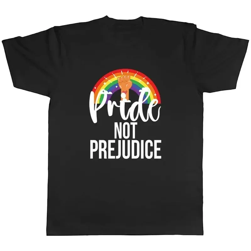 Pride Not Prejudice Mens Unisex T-Shirt Tee Gift
