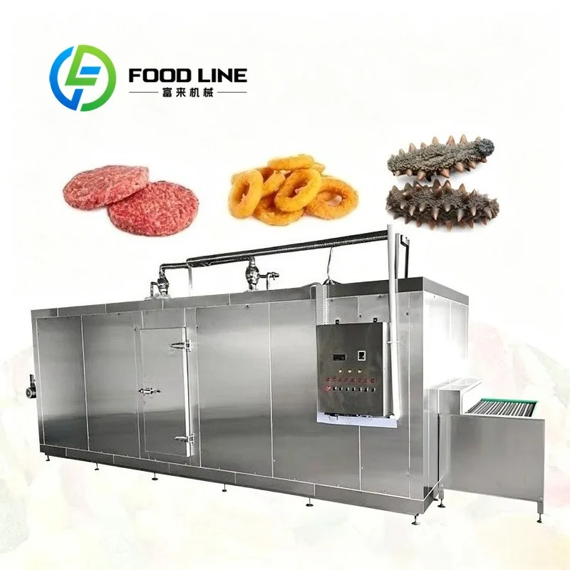 Industrial Blast Freezer Tunnel Heat Recovery System Reuses Compressor Waste Heat To Reduce Factory Overall Energy Waste Rate
