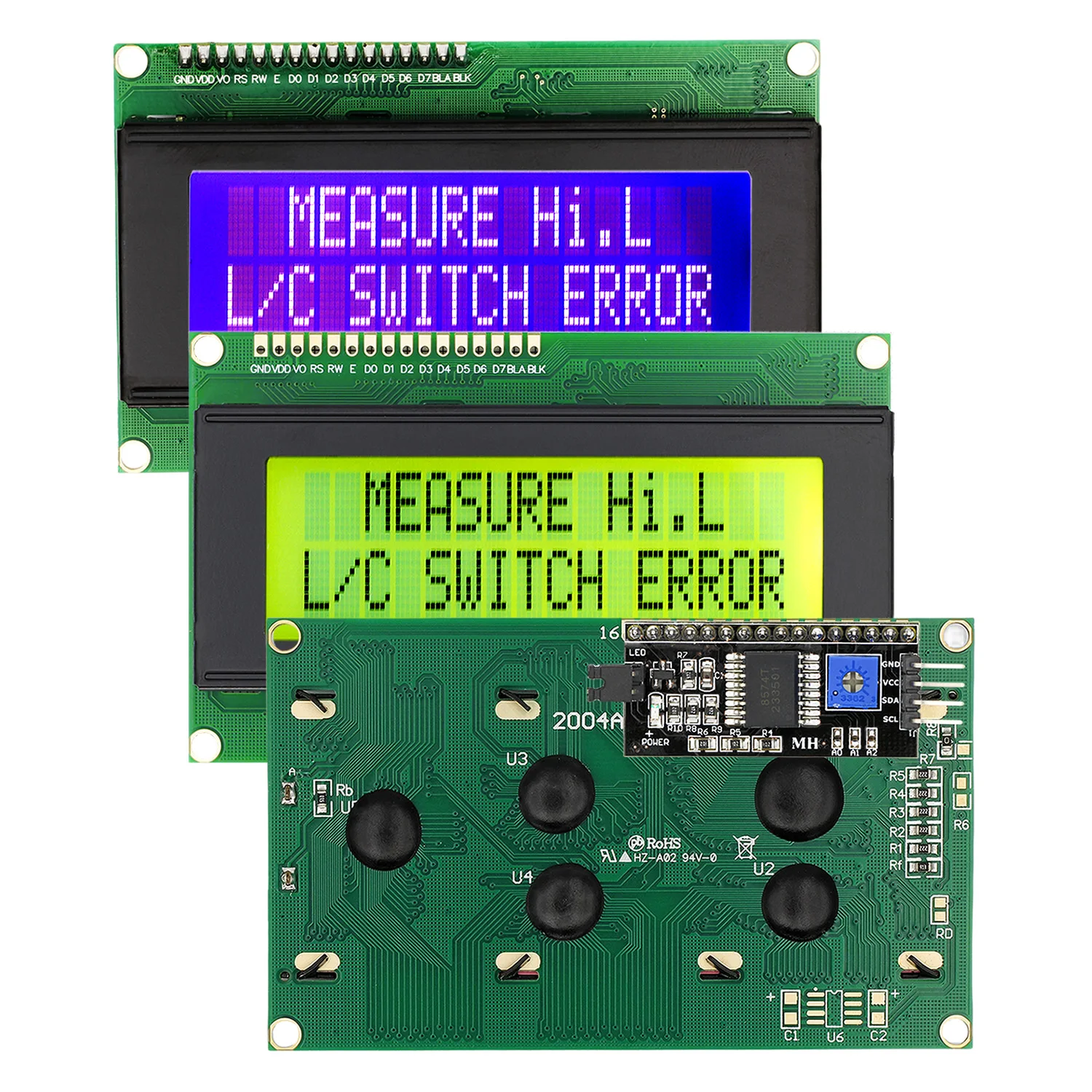 Imagem -06 - Módulo de Exibição Lcd para Arduino Controlador de Interface Hd44780 Lcd1602a 2004a 12864b 0802 16x2 20x4 Character Pcf8574 Iic I2c