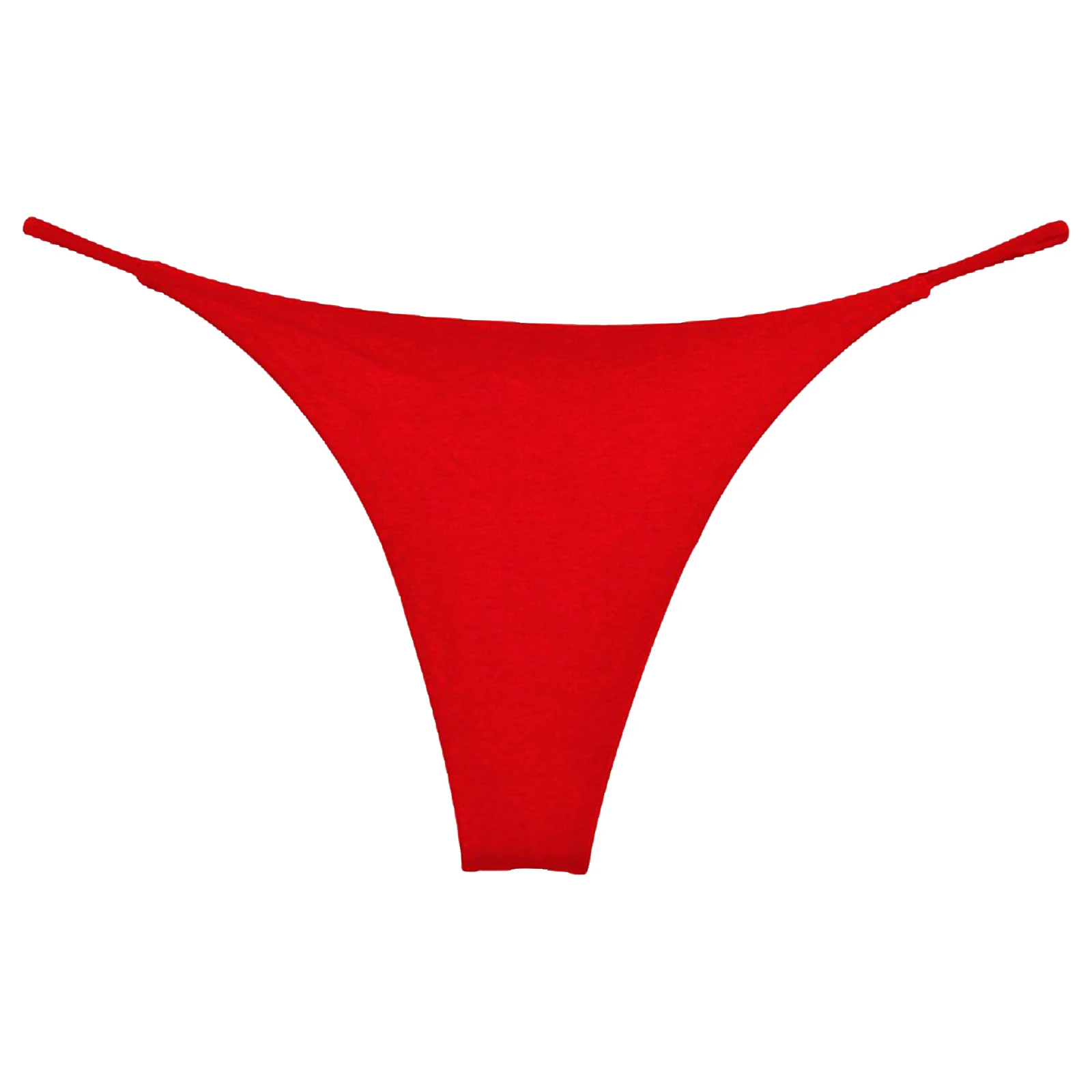 Beach Womens Rise Briefs Thongs Sunbathing Bikini Thongs