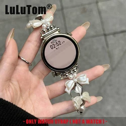 Bowknot Crystal Bracelet Strap For Samsung Galaxy Watch 8 7 6 5/Pro/4 Classic 44/40/46mm 20mm/22mm Band For Huawei Watch GT 4 3