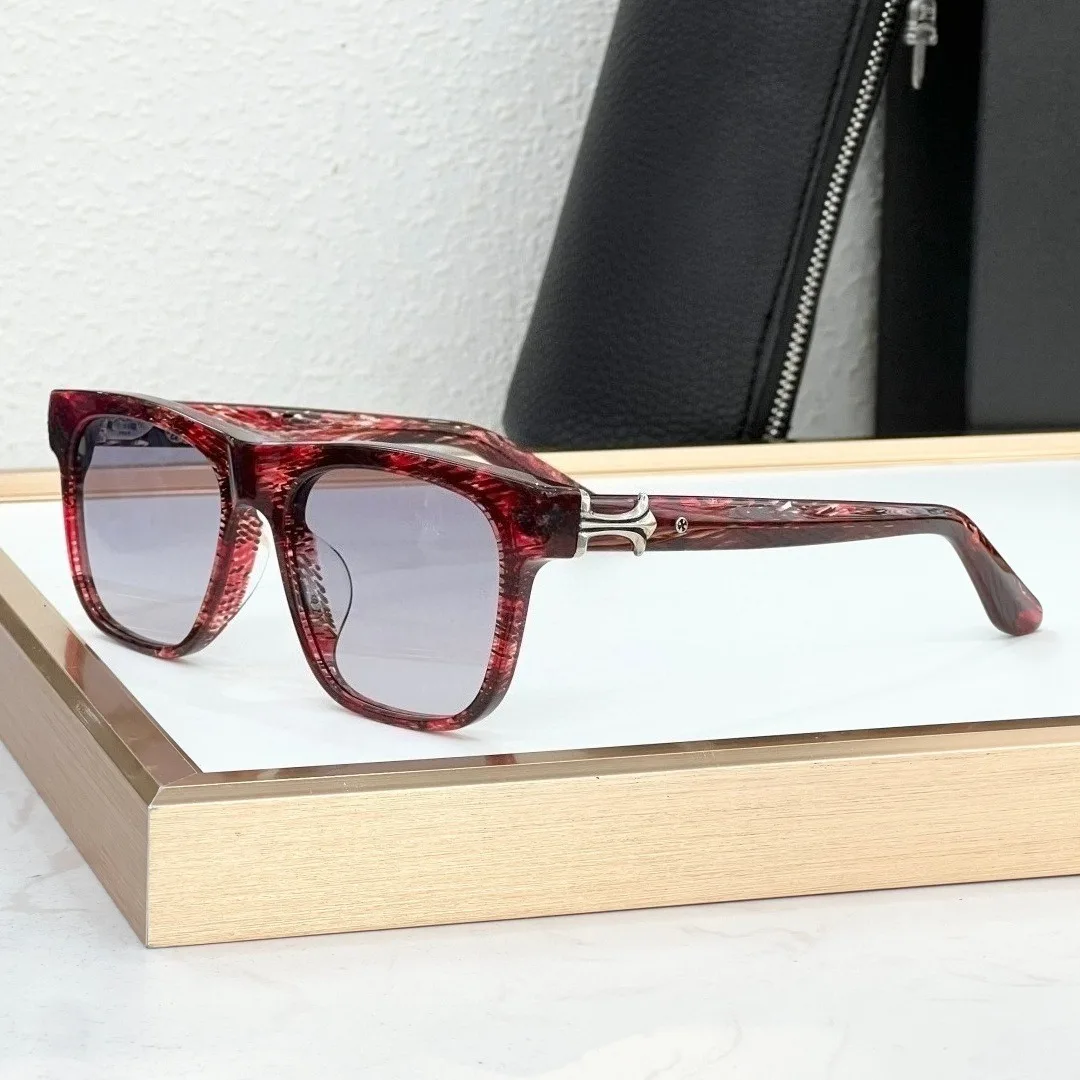 2026 New SLID'N Square Sunglasses Japanese Handmade Acetate Metal Frame UV400 Protection Hip Hop Fashion Unisex Shades