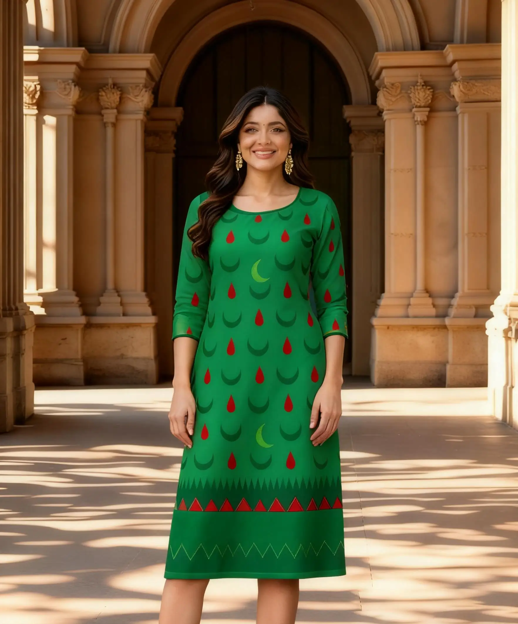 فستان نسائي كاجوال من كورتة مسلمة على الطراز الوطني أنبوب مستقيم عباية تركية غير رسمية قفطان مغربي بحاشية شق #2