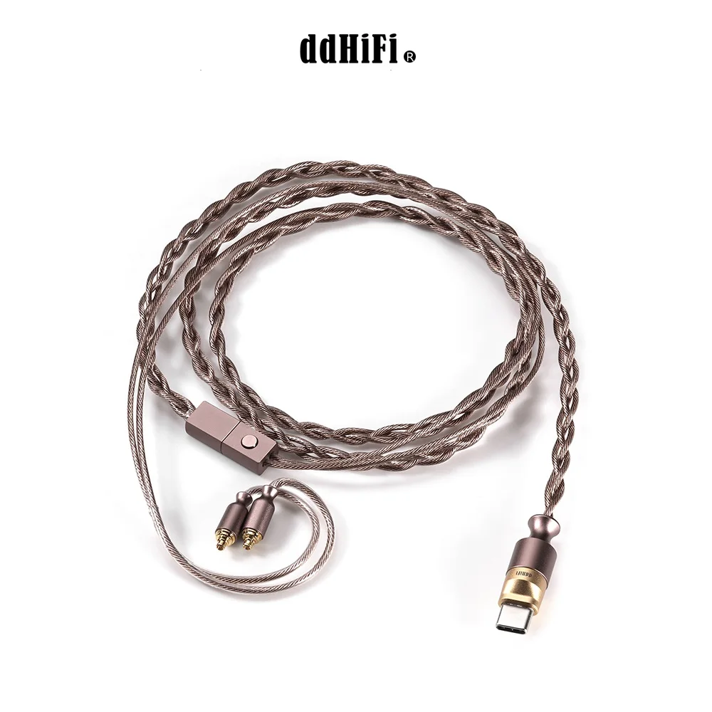 DD ddHiFi M130B สายกาแฟ Professional All-in-one USB-C ถอดรหัสสายอัพเกรด, รองรับการควบคุมแบบอินไลน์และไมโครโฟน