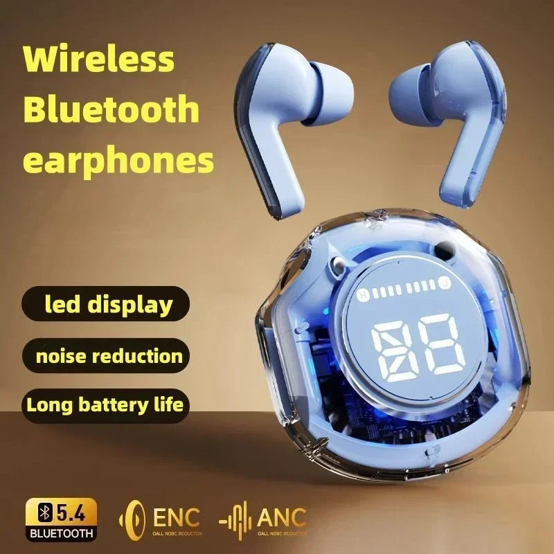 Tws T8 Wireless Bluetooth Earbuds with LED Digital Display Hifi Wireless in-Ear Earphone for All Smartphones