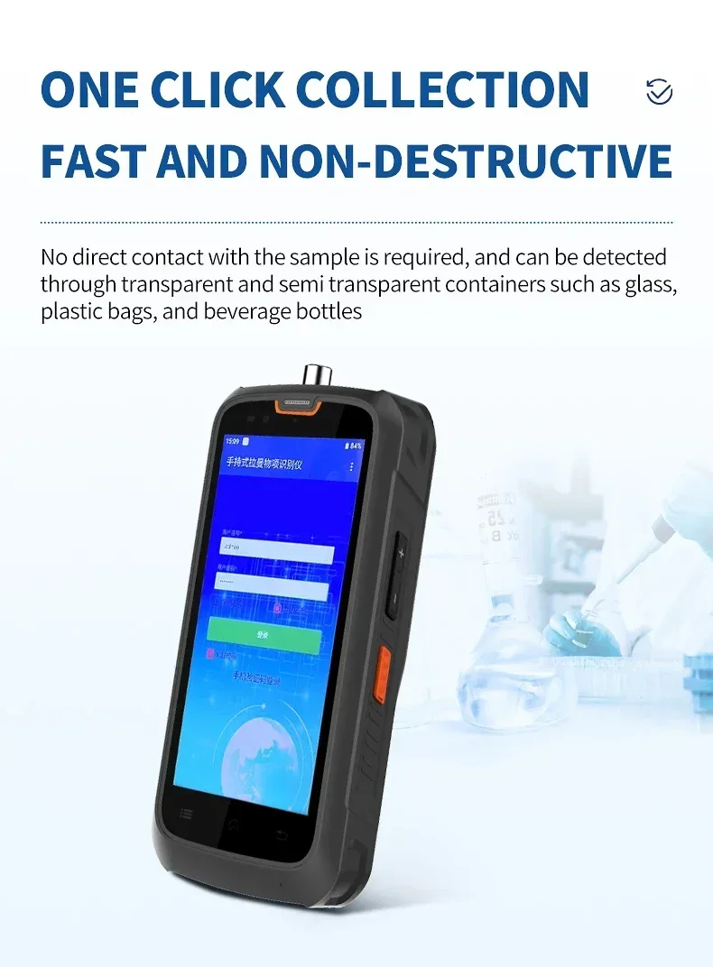 Портативный портативный детектор Raman Spectrometer