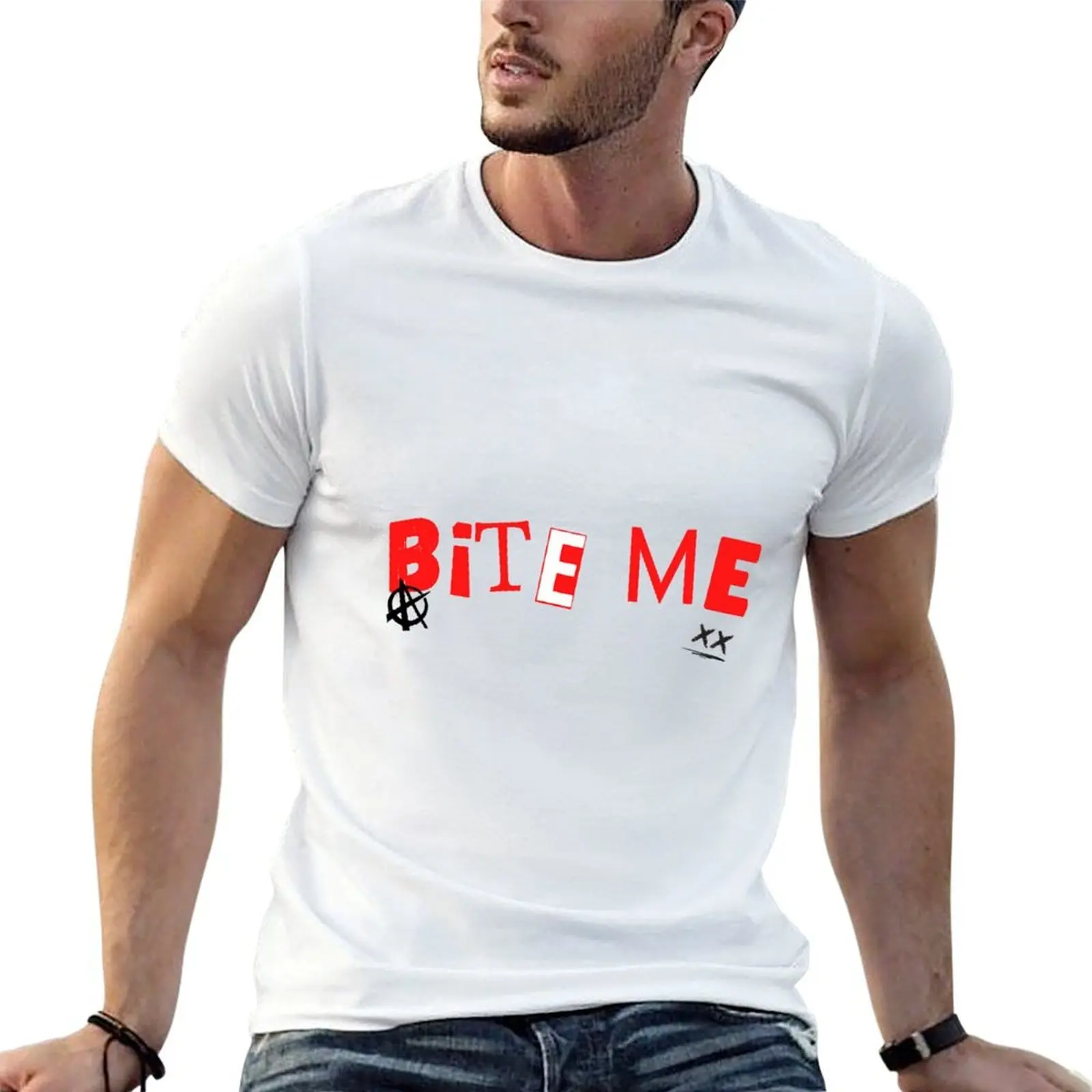 

BITE ME! AVRIL LAVIGNE T-Shirt t shirts for man slim fit man t shirt heavy cotton t shirt man luxury T-shirt