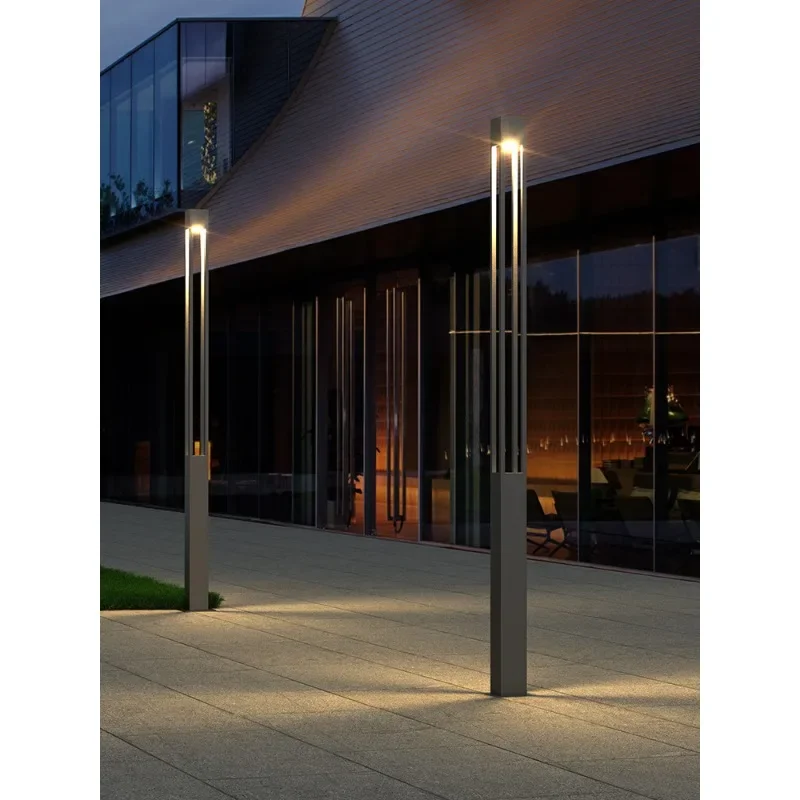 D1089 Solar outdoor courtyard waterproof landscape light Community park outdoor super bright led road light