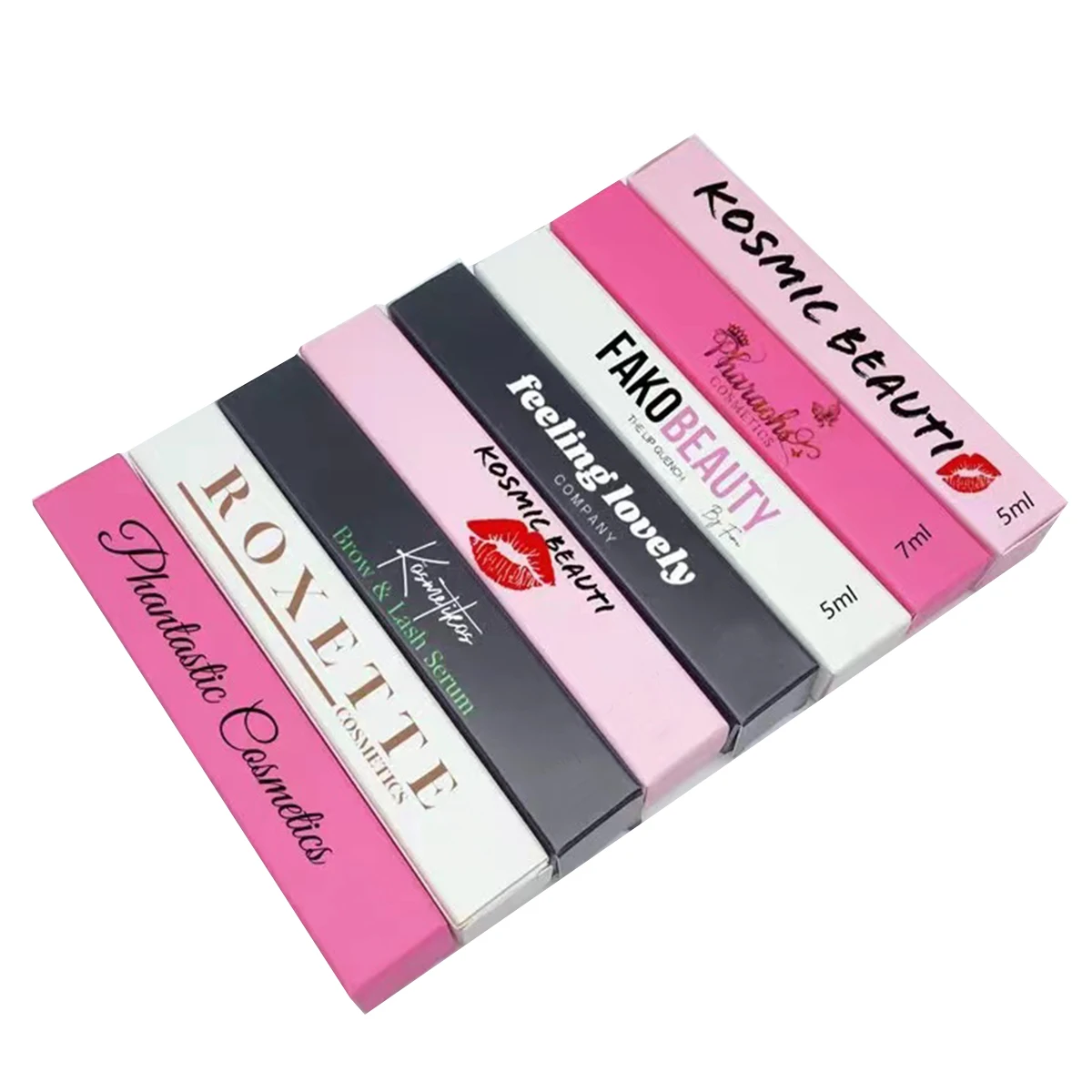 Wholesale Lip Gloss Packaging Boxes With Logo Lipgloss Box Packaging Private Label Lipstick Empty Box Lip Gloss Tube Packing Box