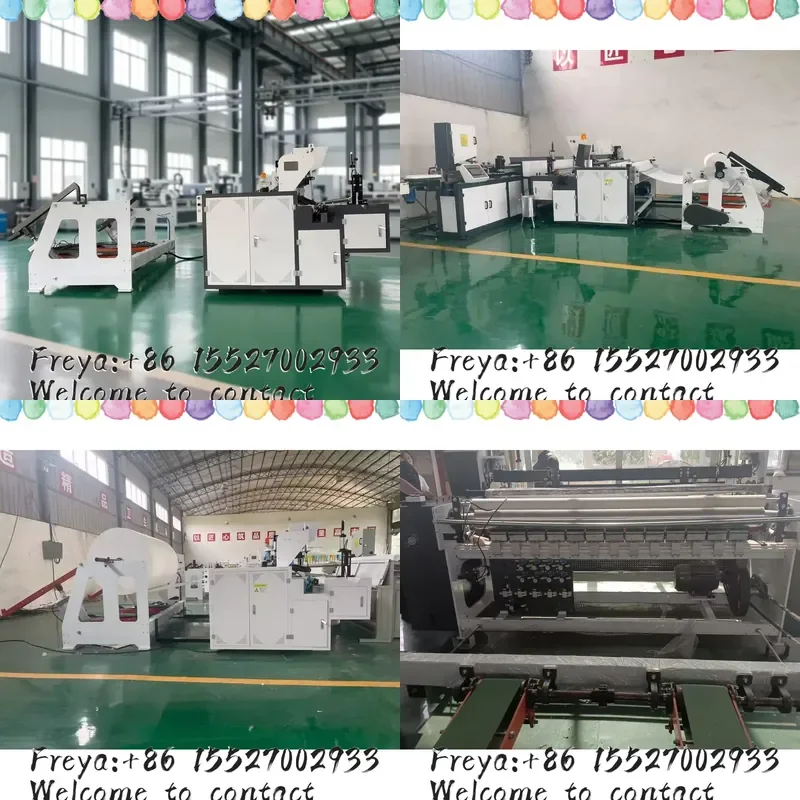 Factory Use Toilet Tissue Rewinding Machine 20mm Solid Steel Frame Toilet Paper Production Line