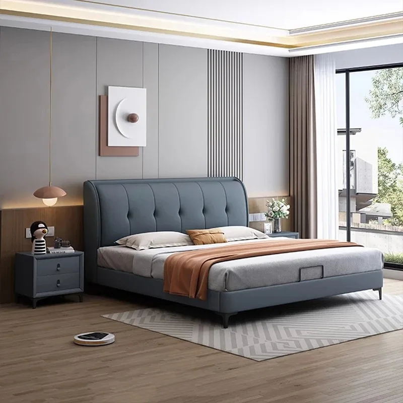 Girls Comforter Bed Frames Organizer Platform Bedframe King Size Double Bed Bedroom Twin Storage Lit 2 Personnes Furniture Home