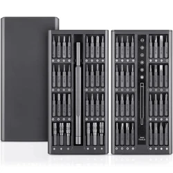 Set di cacciaviti di precisione 63 in 1 Kit di strumenti di riparazione manuale per la casa Punte da trapano Phillips magnetiche per iPhone Xiaomi Fotocamera Occhiali Orologio
