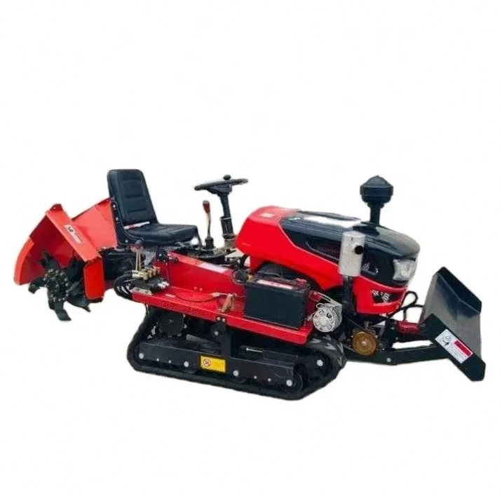 25 Horsepower, 35 Horsepower Manufacturer's Direct Selling Tracked Micro Cultivator, Agricultural Tractor, Greenhouse, Orchard,