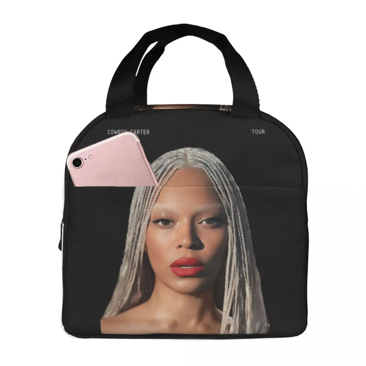 

Beyonce Cowboy Carter 2025 Tour Insulated Lunch Bags Thermal Bag Lunch Container Music Large Tote Lunch Box Girl Boy Beach